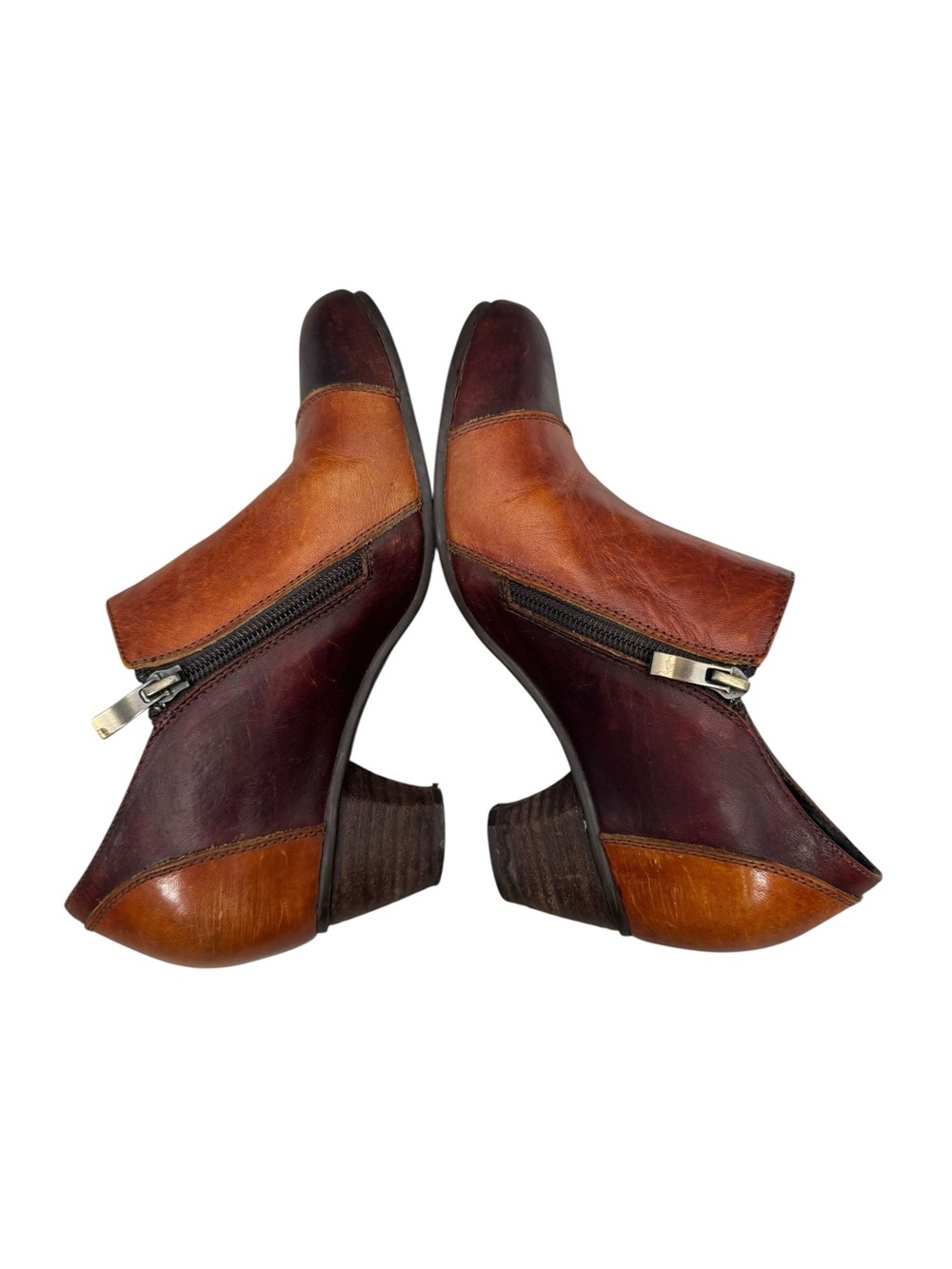 L’Artiste Spring Step Greenza Leather Booties EU 36 Boho Cottagecore Steampunk - Picture 3 of 7